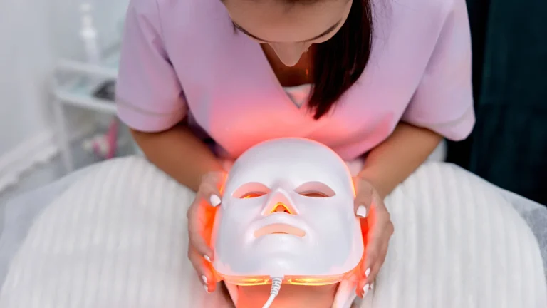 Dermforge LED Mask for reducing wrinkles and treating acne