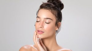 woman with beautiful skin after neogen plasma treatment