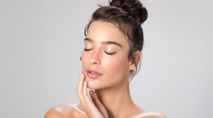 woman with beautiful skin after neogen plasma treatment